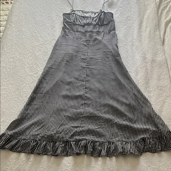 Doen Blue Gingham Dress - Picture 4 of 5